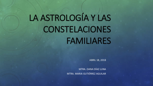 Astrología y constelaciones familiares